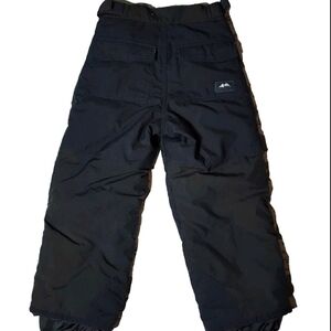 Ski Snow Snowboard Pants Lined Kids Youth Size 5 Adjustable Waist Elastic Ankle